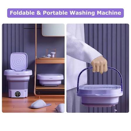 PORTABLE FOLDABLE MINI WASHING MACHINE